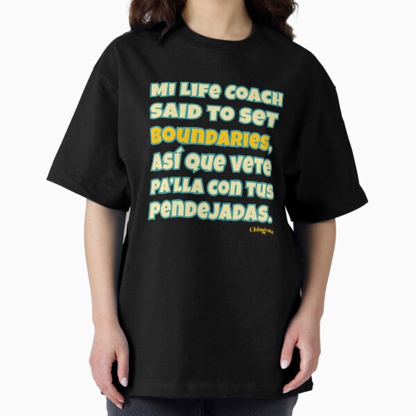 Item preview, Mi Life Coach Said to Set Boundaries designed and sold by ChingonaLiving.