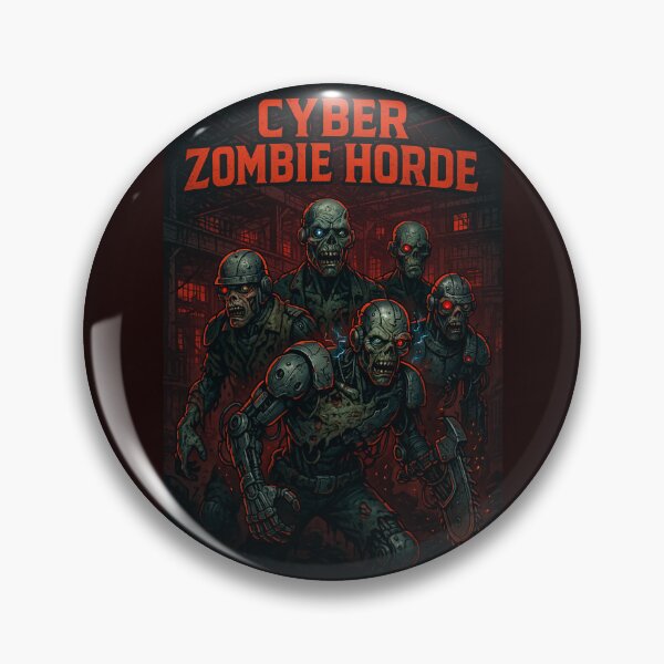 Item preview, Cyber Zombie Horde: Rise of the Mechanized Undead designed and sold by Thaivi Design.