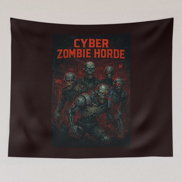 Item preview, Cyber Zombie Horde: Rise of the Mechanized Undead designed and sold by Thaivi Design.