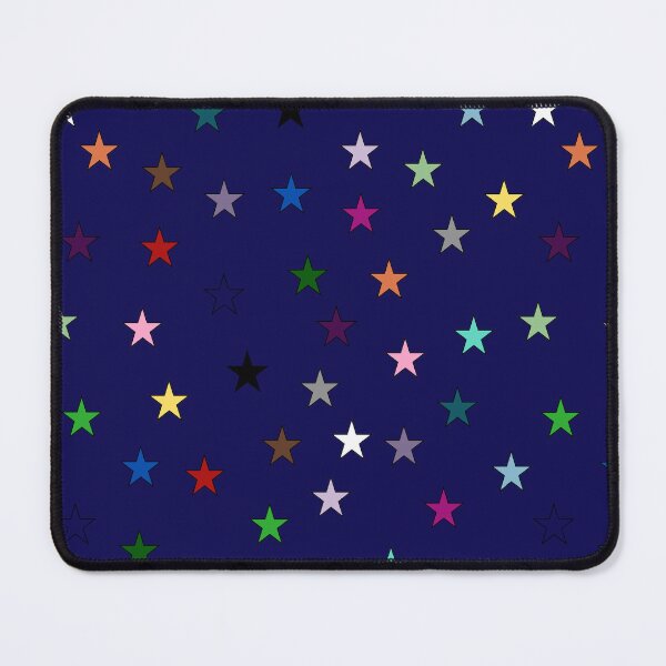 Item preview, Rainbow Stars (Navy) designed and sold by Snowroseblossom.