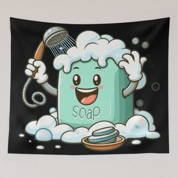 Item preview, Happy soap, happy life. designed and sold by MysteryAlien.