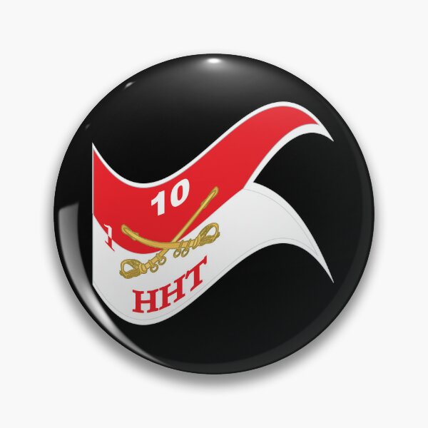 Artikelvorschau, Armee - HHT - 1. Schwadron - 10. Kavallerie-Guidon - Winken X 300 entworfen und verkauft von Military Insignia Products.