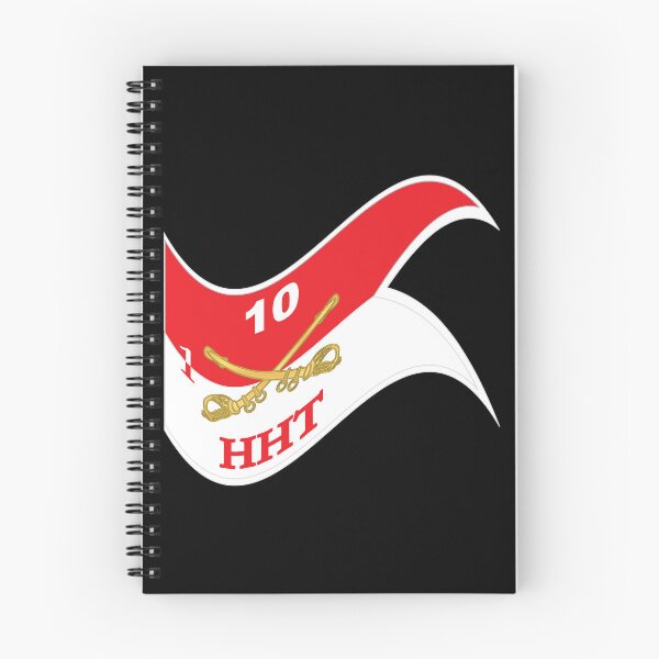Aperçu de l'œuvre Armée - HHT - 1er Escadron - 10e Cavalerie Guidon - Waving X 300 créée et vendue par Military Insignia Products.