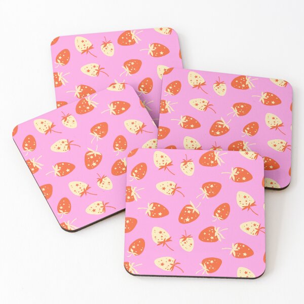 Item preview, Pink Strawberry Pattern designed and sold by Peggy Dean.