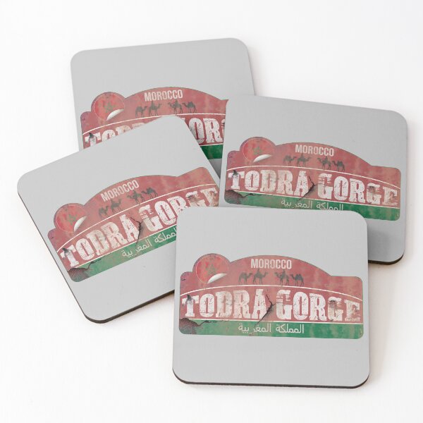 Item preview, Todra Gorge Todgha Gorge Morocco vintage metal effect Sticker T-Shirt 02 designed and sold by OuterShellUK.