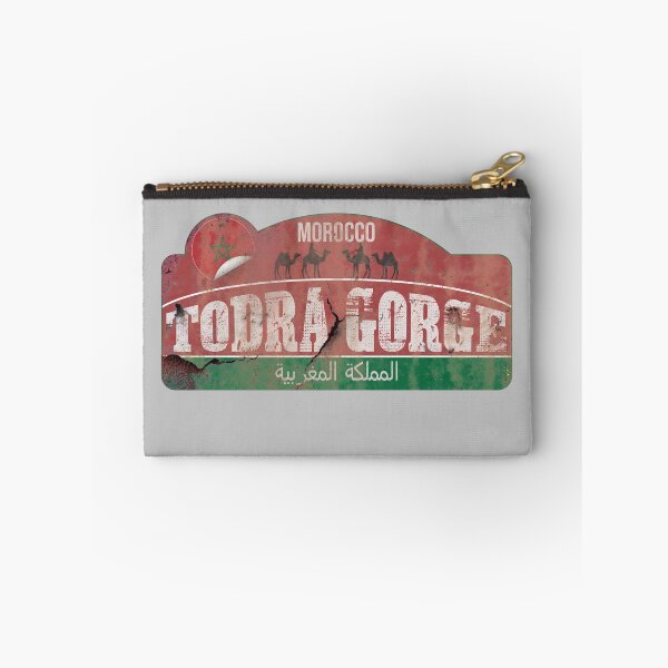 Item preview, Todra Gorge Todgha Gorge Morocco vintage metal effect Sticker T-Shirt 02 designed and sold by OuterShellUK.