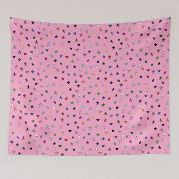 Item preview, Rainbow Stars (Pink) designed and sold by Snowroseblossom.