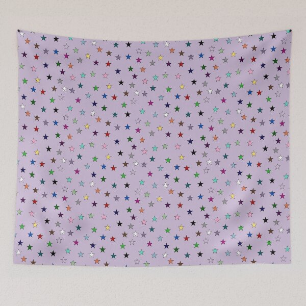 Item preview, Rainbow Stars (Lavender) designed and sold by Snowroseblossom.