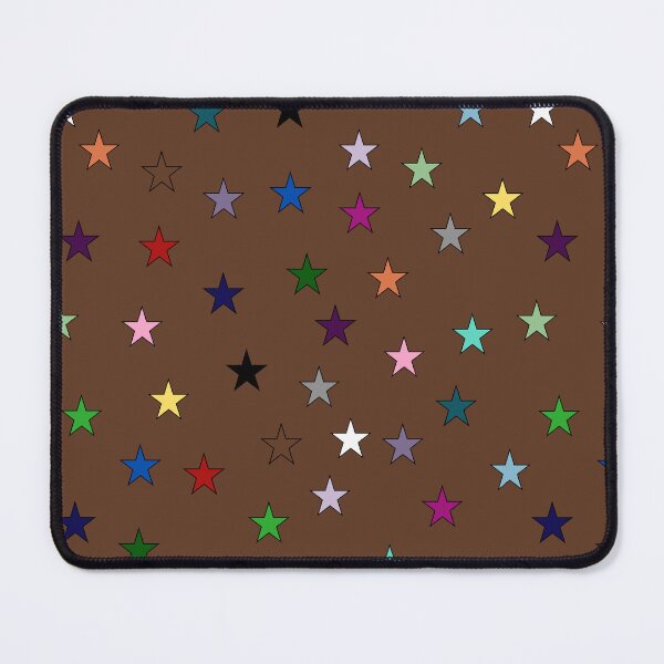 Item preview, Rainbow Stars (Brown) designed and sold by Snowroseblossom.