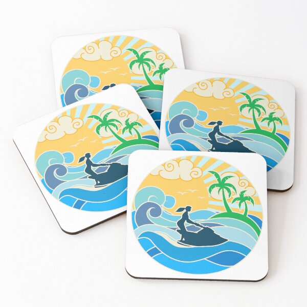 Item preview, Jet Ski and the Sea designed and sold by Jaudaux Designs.