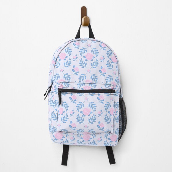 Item preview, Camellia Damask Pink and Blue designed and sold by SilverPegasus.