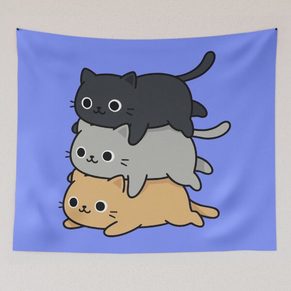 Item preview, Cute Stack of Cats – Funny Kitten Pile Art designed and sold by imaginariun.