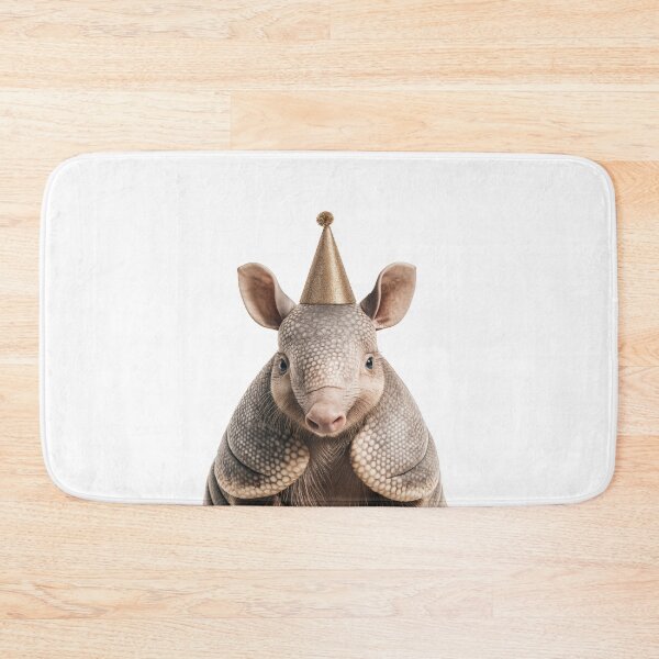 Item preview, Cute Armadillo with Party Hat Birthday Celebration designed and sold by LazyOwlStore.