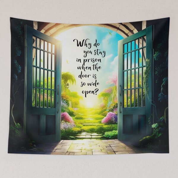 Item preview, Why do you stay in prison when the door is so wide open 9 designed and sold by Tom-Johnson.