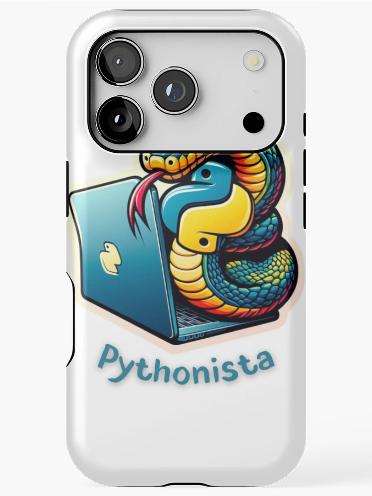 Thumbnail 1 of 4, iPhone Case, Pythonista – Code, Create, Repeat designed and sold by CHOURAK-DESIGN.