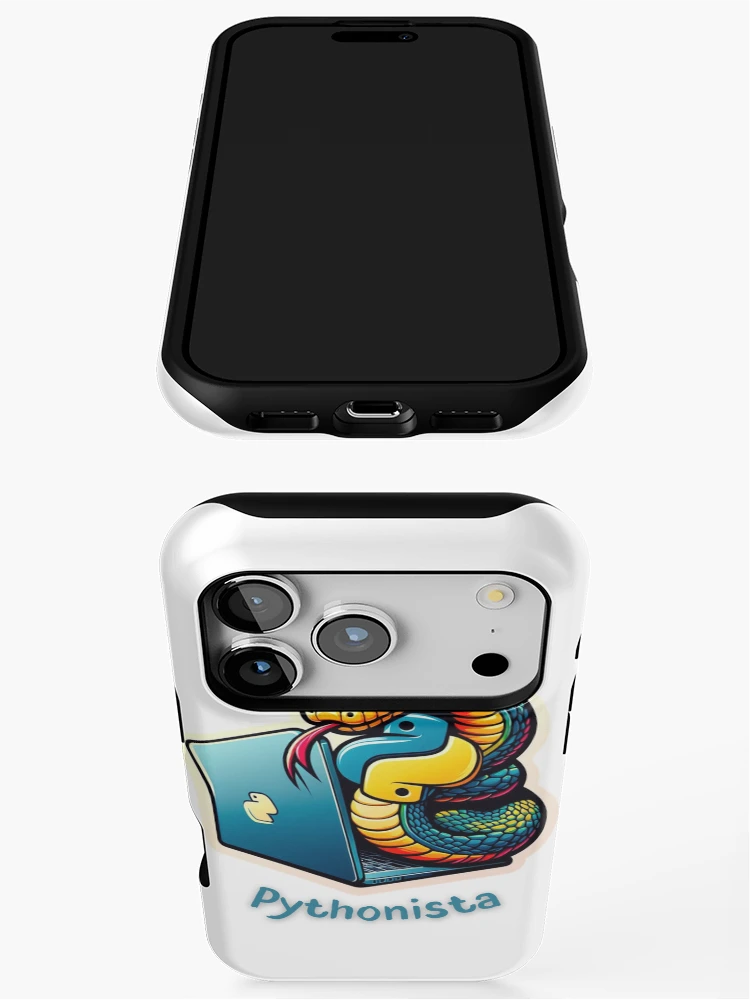Thumbnail 3 of 4, iPhone Case, Pythonista – Code, Create, Repeat designed and sold by CHOURAK-DESIGN.