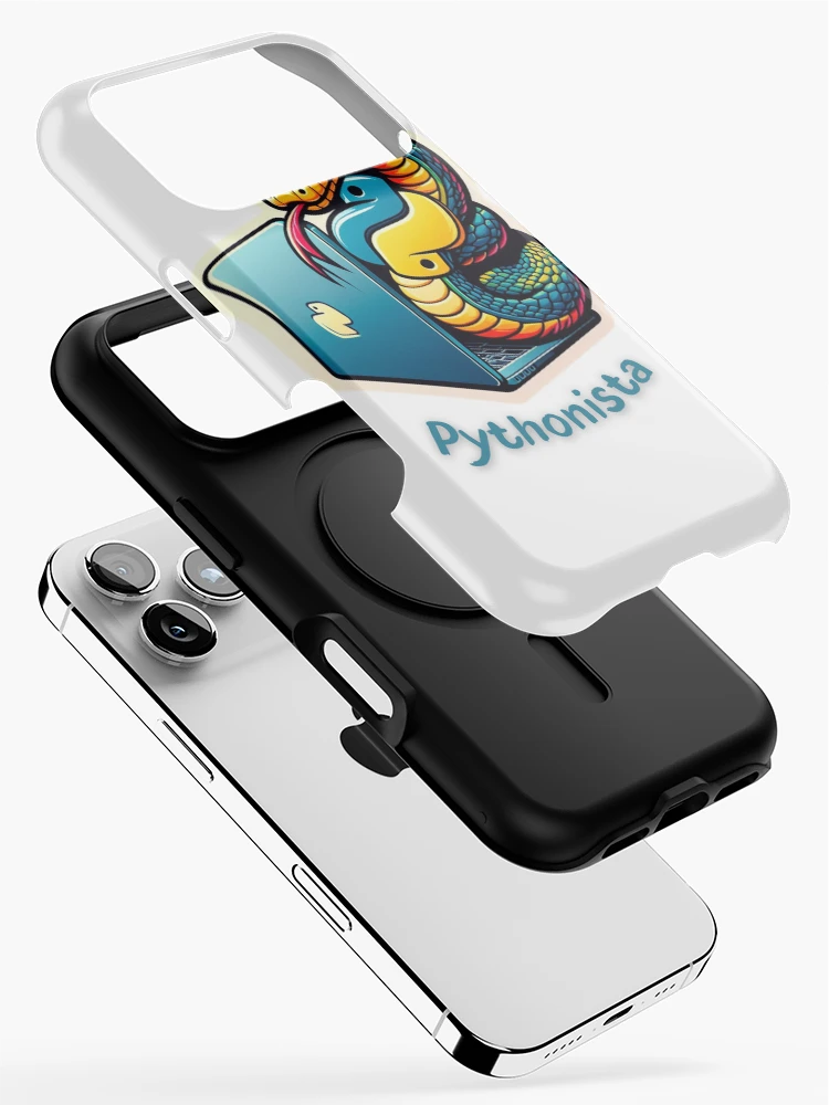 Thumbnail 2 of 4, iPhone Case, Pythonista – Code, Create, Repeat designed and sold by CHOURAK-DESIGN.