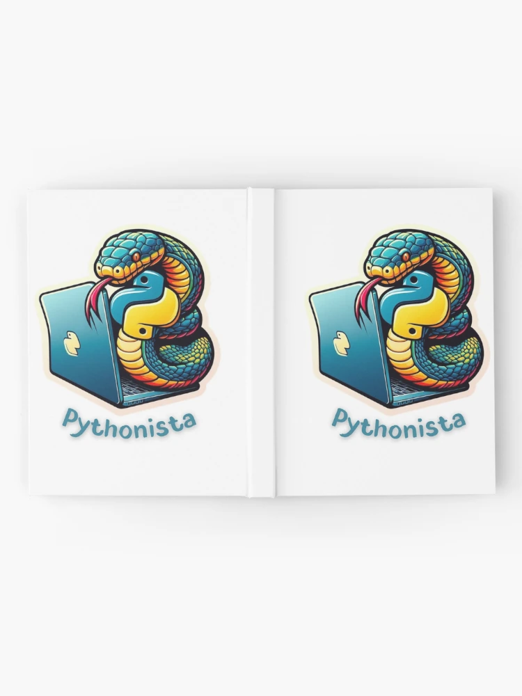 Thumbnail 2 of 3, Journal, Pythonista – Code, Create, Repeat designed and sold by CHOURAK-DESIGN.