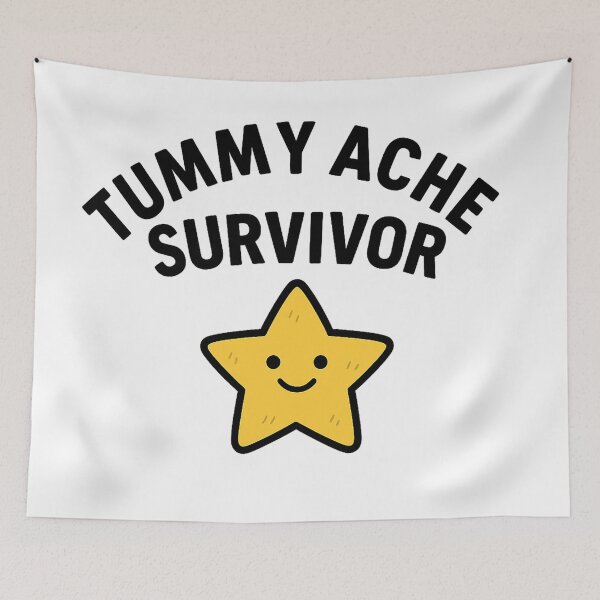 Item preview, Tummy Ache Survivor – Proud Star designed and sold by Kunst-Shirt.