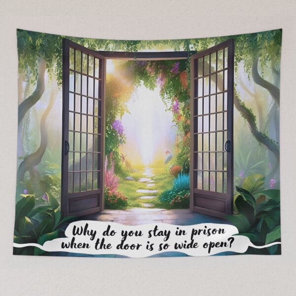 Item preview, Why do you stay in prison when the door is so wide open 10 designed and sold by Tom-Johnson.