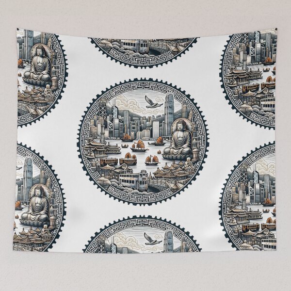 Item preview, Heart of Asia: Hong Kong - Stamp designed and sold by StampGPT.
