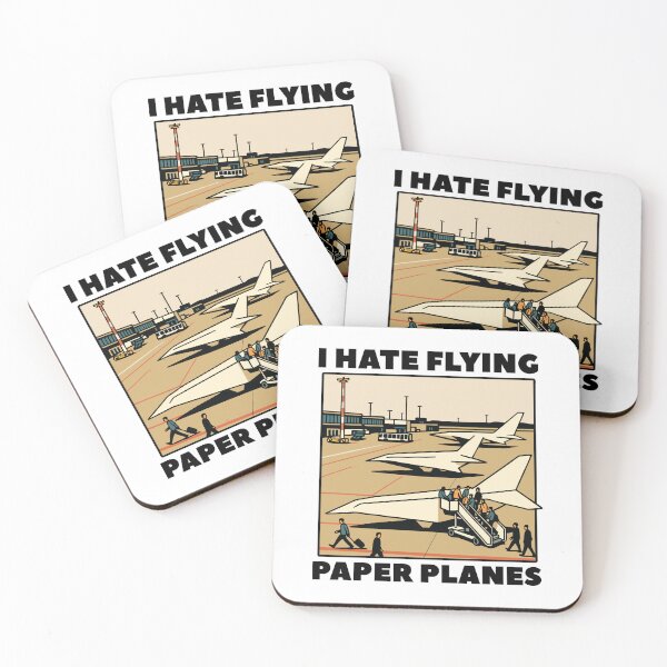 Item preview, Paper Plane Boarding Humor Paper Airlines designed and sold by Blok45.