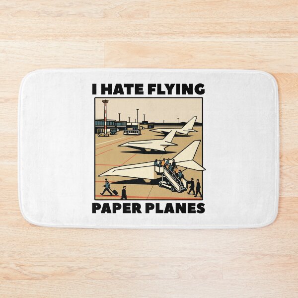Item preview, Paper Plane Boarding Humor Paper Airlines designed and sold by Blok45.