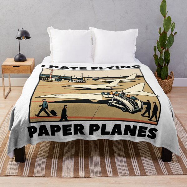 Item preview, Paper Plane Boarding Humor Paper Airlines designed and sold by Blok45.