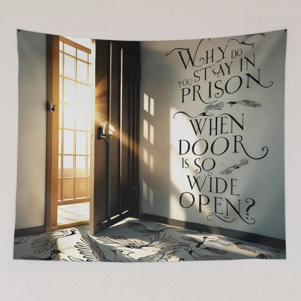 Item preview, Why do you stay in prison when the door is so wide open 12 designed and sold by Tom-Johnson.