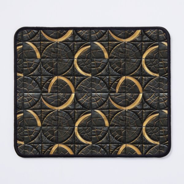 Item preview, Golden Monogram on Noble Leather designed and sold by MidArtForge.