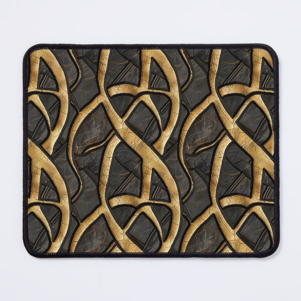 Item preview, Golden Monogram on Noble Leather designed and sold by MidArtForge.