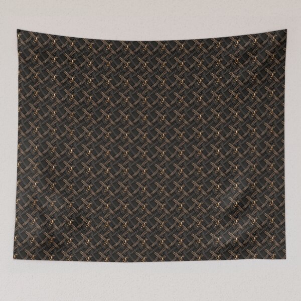 Item preview, Golden Monogram on Noble Leather designed and sold by MidArtForge.