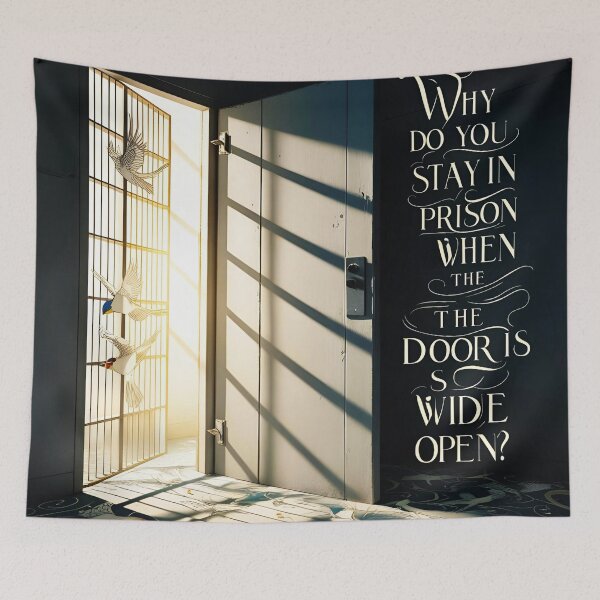 Item preview, Why do you stay in prison when the door is so wide open 13 designed and sold by Tom-Johnson.