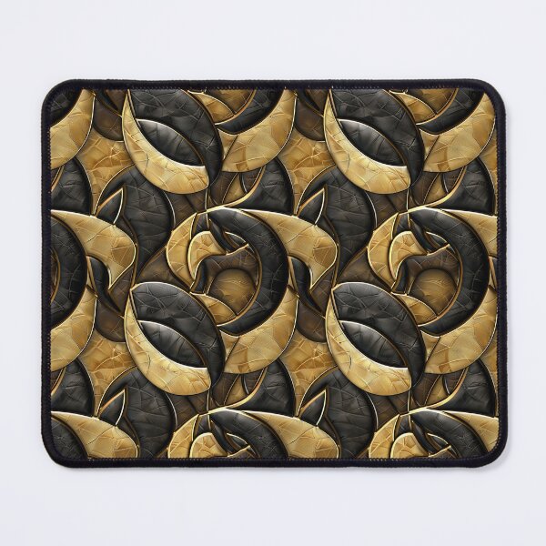 Item preview, Golden Monogram on Noble Leather designed and sold by MidArtForge.