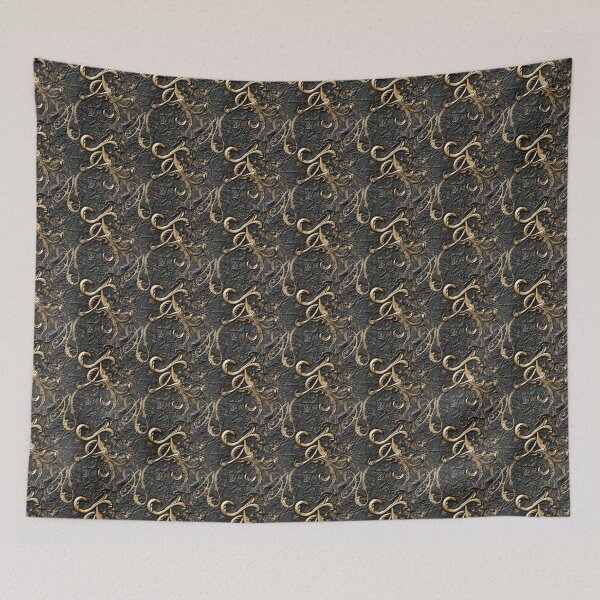 Item preview, Golden Monogram on Noble Leather designed and sold by MidArtForge.