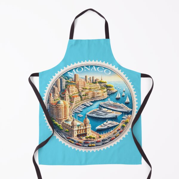 Item preview, Round Stamp of Monaco designed and sold by StampGPT.