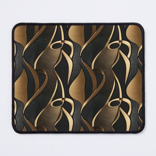 Item preview, Golden Monogram on Noble Leather designed and sold by MidArtForge.