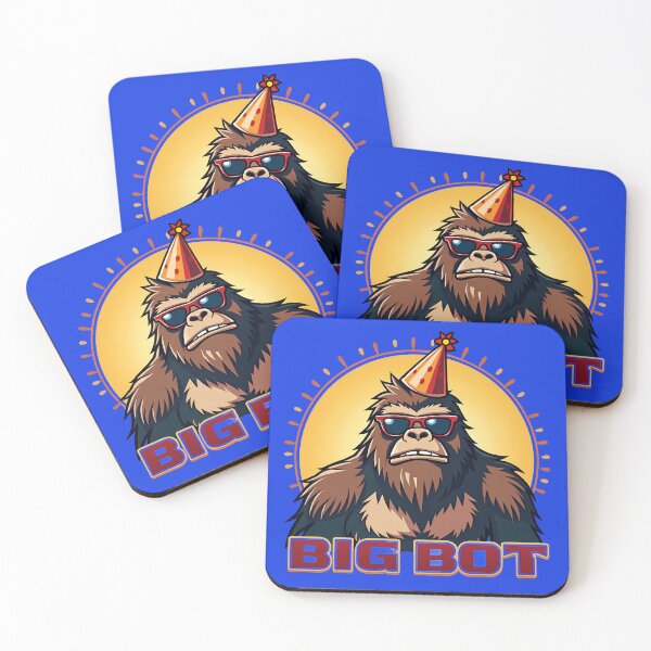 Item preview,  Big Bot Party Gorilla – Cool Cryptid Celebration Vibes designed and sold by Jason123za.