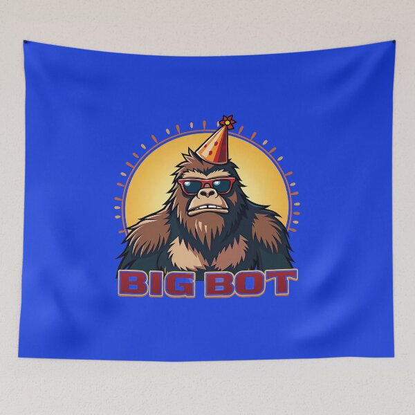 Item preview,  Big Bot Party Gorilla – Cool Cryptid Celebration Vibes designed and sold by Jason123za.