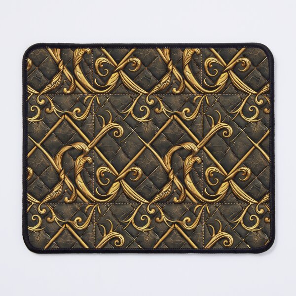 Item preview, Golden Monogram on Noble Leather designed and sold by MidArtForge.