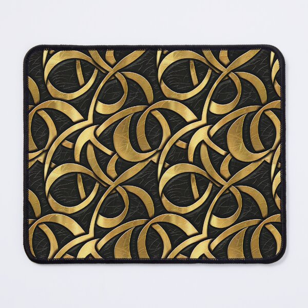 Item preview, Golden Monogram on Noble Leather designed and sold by MidArtForge.