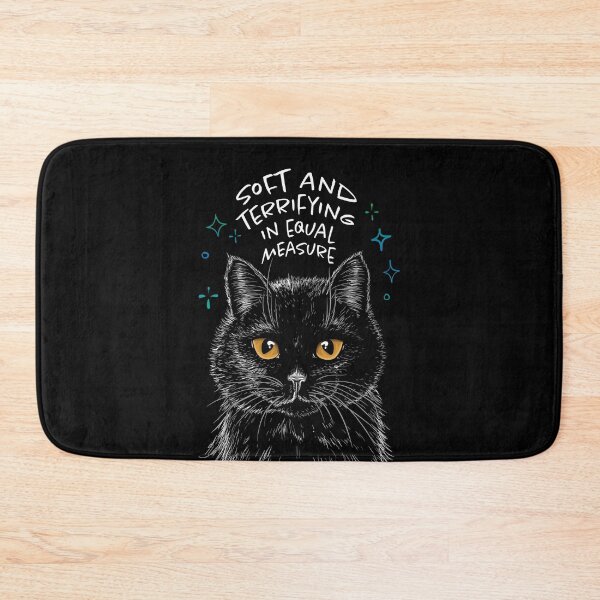 Item preview, Soft and Terrifying in Equal Measure - black cat designed and sold by Yue Miko.