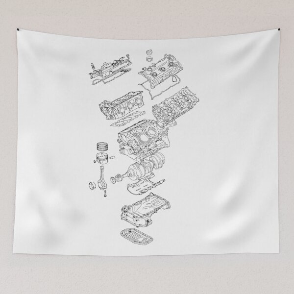 Item preview, VQ35-HR Engine Design Simple designed and sold by Celica_4_eyes.