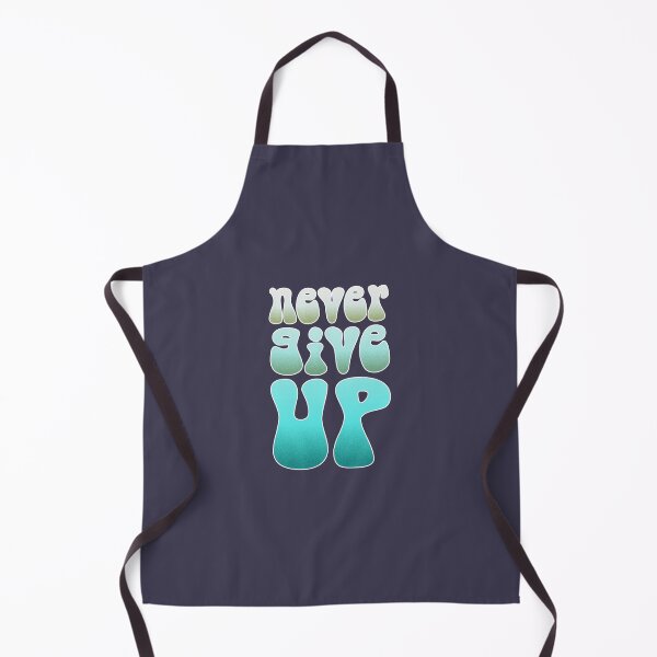 Item preview, 'Never Give Up' Gradient Groovy Typography designed and sold by trepiu.