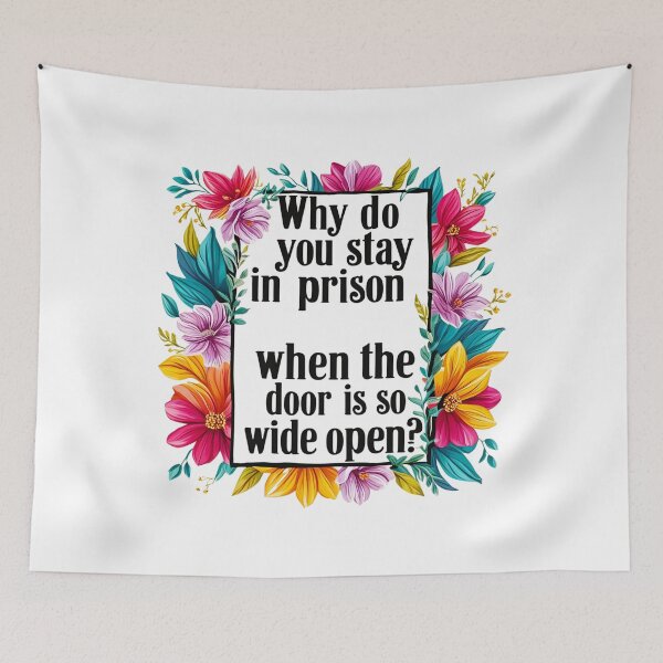 Item preview, Why do you stay in prison when the door is so wide open 19 designed and sold by Tom-Johnson.