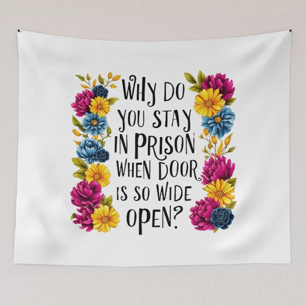 Item preview, Why do you stay in prison when the door is so wide open 20 designed and sold by Tom-Johnson.