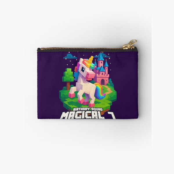 Item preview, Magical 7 Birthday Squad Pixel Unicorn and Castle Design	 designed and sold by Victor Shadehorn.