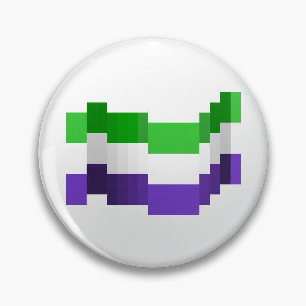 Item preview, Pixel Pride Flag Genderqueer designed and sold by HarveyHandcraftsandDesigns.