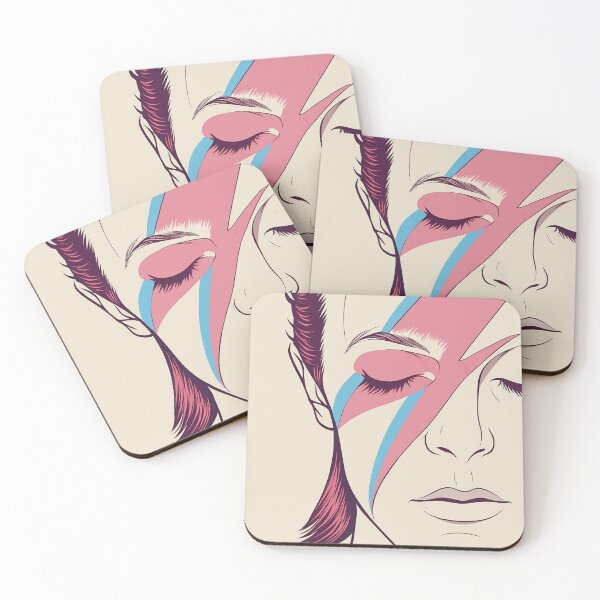 Item preview, david bowie painted face designed and sold by Surreal Ilustra.