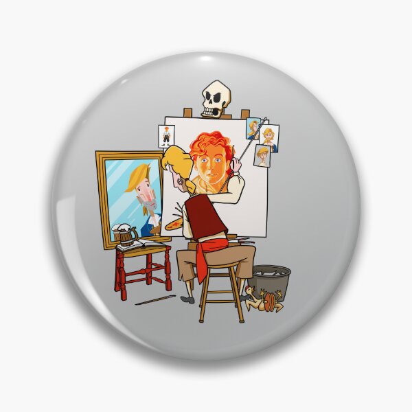 Item preview, Guybrush Triple Self-Portrait designed and sold by jasesa.